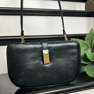 Vintage Susan Gail genuine leather vintage shoulder handbag clutch purse clean